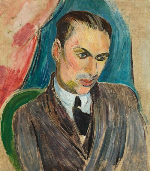 Bildnis eines jungen Mannes, 1921, Rudolf Levy