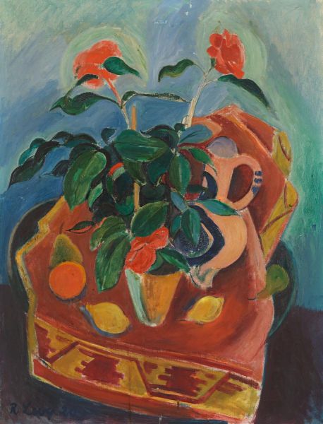 Still life with camellia, 1919, Rudolf Levy