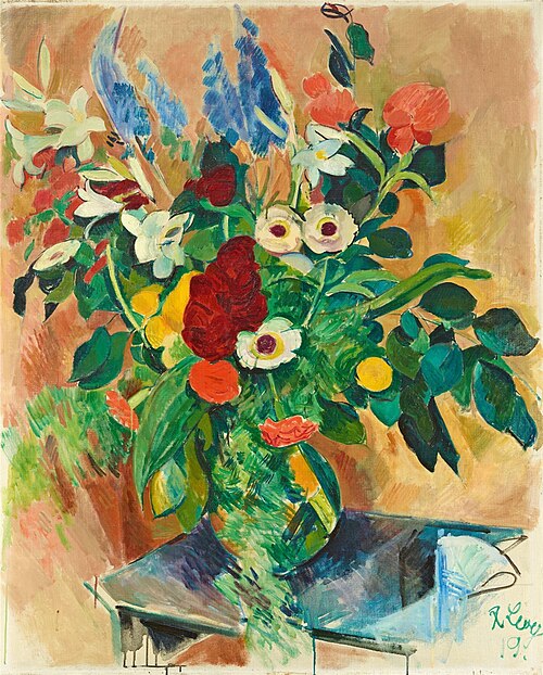 Blumenstillleben, 1919, Rudolf Levy