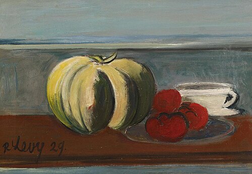 Kürbisstillleben, 1929, Rudolf Levy