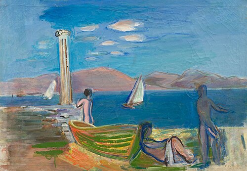 Mediterranean landscape, 1937, Rudolf Levy