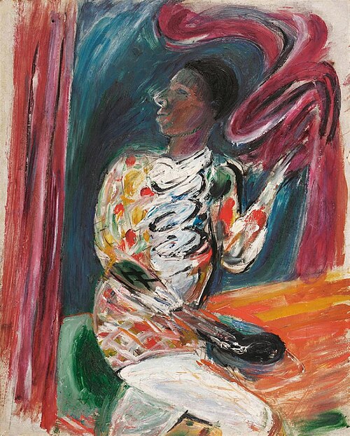 Clown (Harlekin), 1927, Rudolf Levy