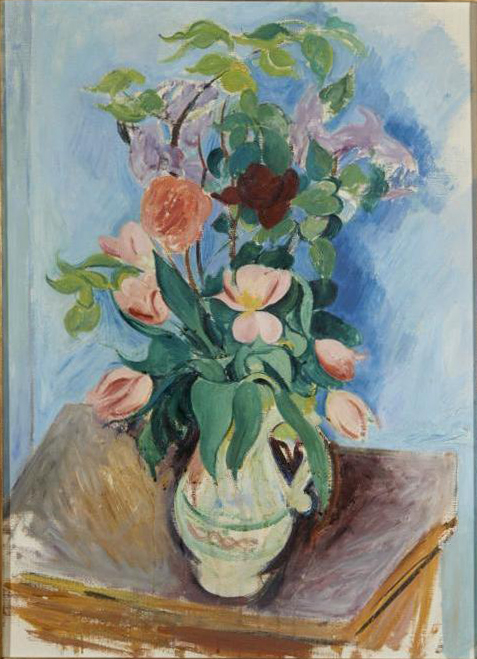 Still life with flowers, 1919, Rudolf Levy