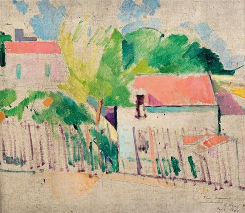 Landschaft, Paris, 1909, Rudolf Levy