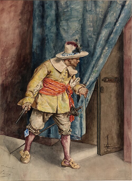 Musketeer on Guard, 1900, A. Arrunategin