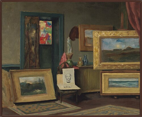 Dwight Tryon's Studio, 1912, Marie P. Castegnier