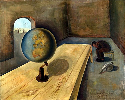 The Refugee, 1939, Felix Nussbaum