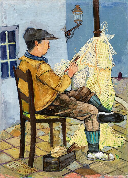 Netzflicker, 1928, Felix Nussbaum