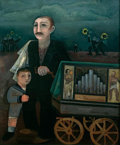 Organ grinder, 1931, Felix Nussbaum