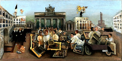 The mad square, 1931, Felix Nussbaum