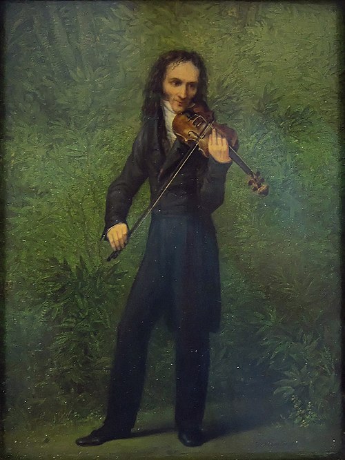 Niccolò Paganini, 1829, Georg Friedrich Kersting