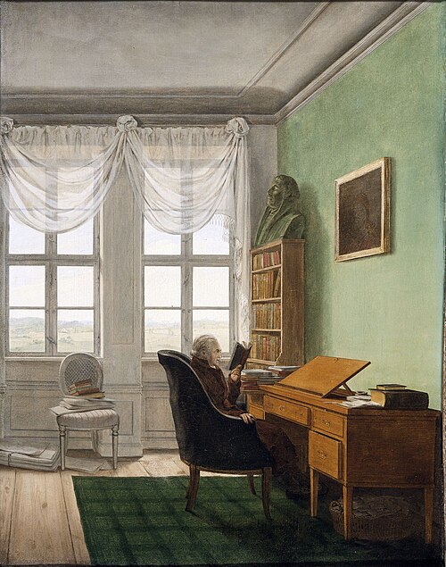 The Cout-chaplain Reinhard´s Study, 1811, Georg Friedrich Kersting