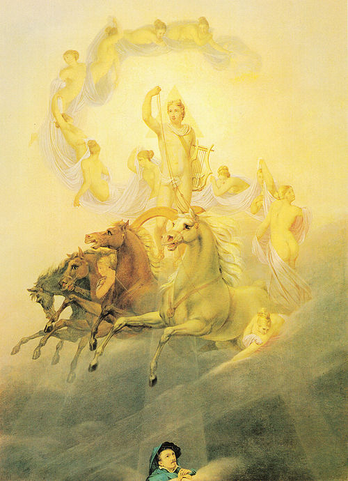Apollon avec les Heures, 1822, Georg Friedrich Kersting