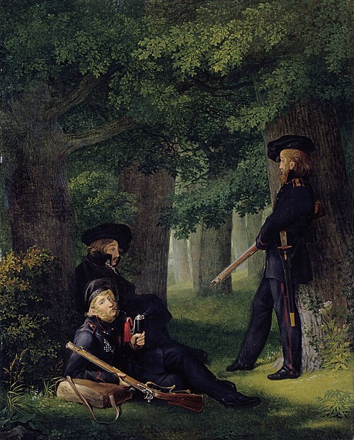 Outpost Duty, 1815, Georg Friedrich Kersting