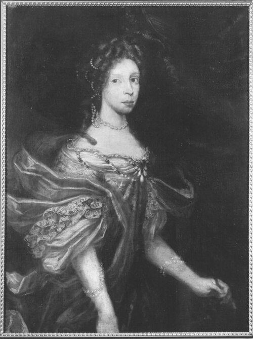 Dorothea Sophie, Tochter des Kurfürsten Philipp Wilhelm von der Pfalz (zugeschrieben), 1650, Wolfgang Ludwig Hopfer