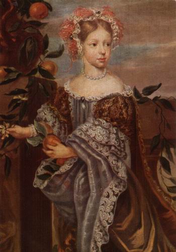 Bildnis der Prinzessin Leopoldine Eleonore von der Pfalz (1679-1693), 1693, Wolfgang Ludwig Hopfer