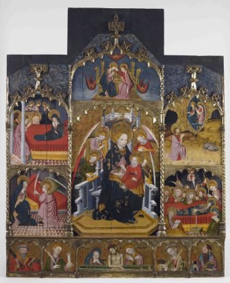 Altarpiece of the VINSEUM Virgin, 1459, Pasqual Ortoneda