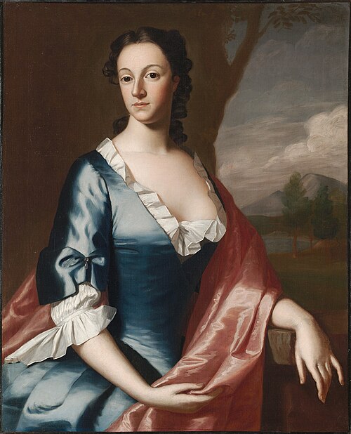 Susannah Speakman Inman (Mrs. Ralph Inman)  (1727-1761), 1748, Robert Feke