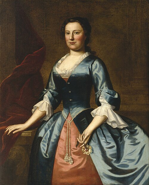Portrait of Mrs. Samuel McCall, Sr. (Anne McCall, 1720–1785), 1746, Robert Feke