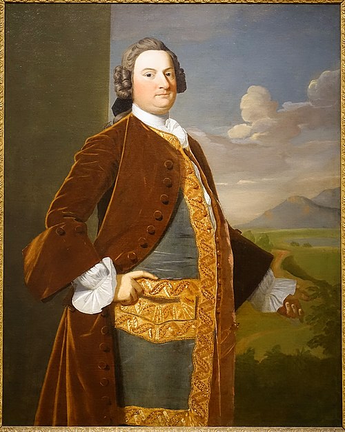 Judge Richard Saltonstall by Robert Feke, 1750, Robert Feke