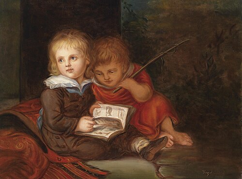 Die Söhne des Künstlers, 1793, Christian Leberecht Vogel