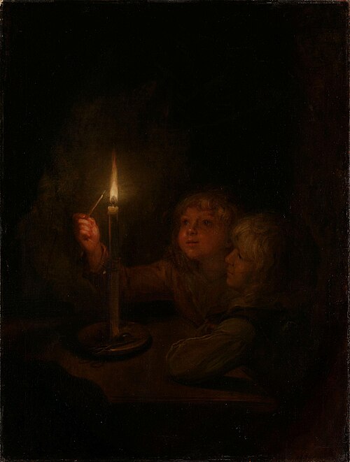 Two Children, 1787, Christian Leberecht Vogel