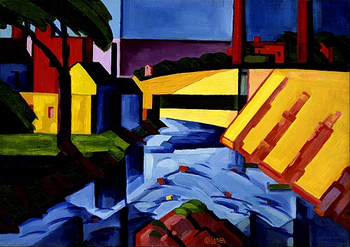 Evening Tones, 1911, Oscar Florianus Bluemner