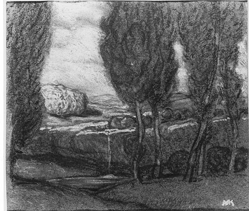 Landschaft, 1895, Max Kuschel
