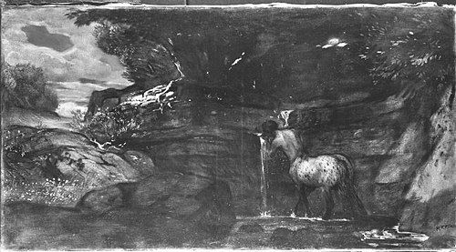 Kentaur am Quell, 1898, Max Kuschel