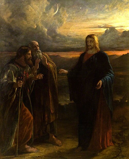 Christ and the Two Disciples on the Way to Emmaus, 1850, Robert Scott Lauder