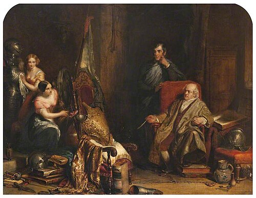 Burns at the House of Francis Grose, , Robert Scott Lauder