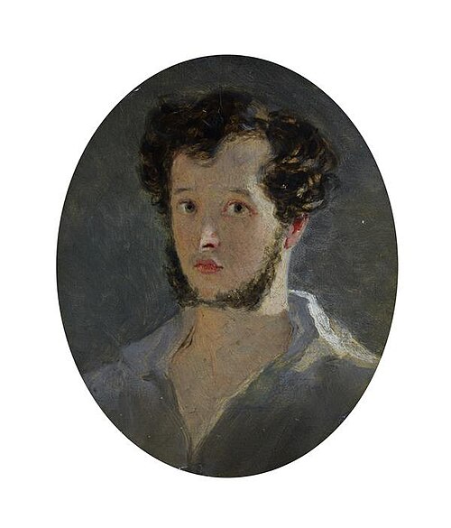 Robert Scott Lauder, 1803 - 1869. Artist (Self-portrait), , Robert Scott Lauder