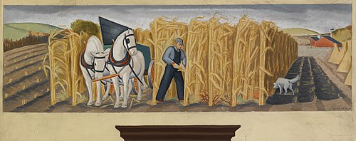 Shucking Corn, , John Bloom
