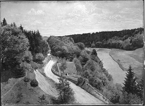 Thüringische Landschaft, 1893, Thomas Theodor Heine