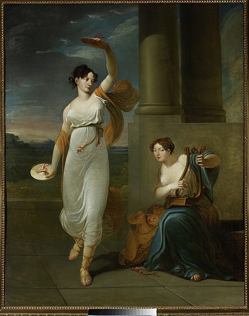 Portrait de Maria Mirska, Adam Napoleon Mirski et Barbara Szumska., 1808, Jan Rustem