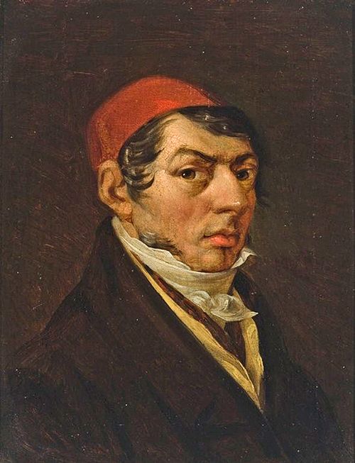 Self-portrait of Jonas Rustemas, 1900, Jan Rustem