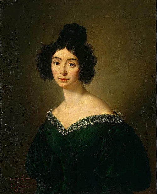 Portrait de Mademoiselle Rivière, 1834, Eugénie Tripier-Le Franc