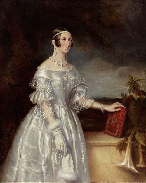 Portrait of Mrs Alexander Spark, 1840, Maurice Felton
