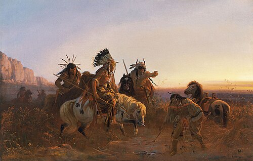 The Lost Trail, 1856, Karl Ferdinand Wimar