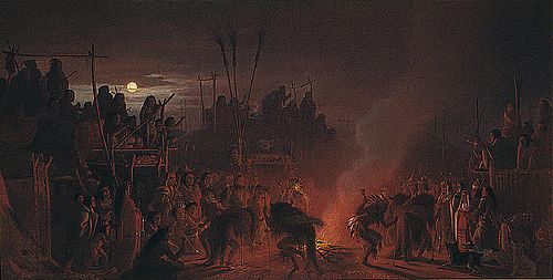 The Buffalo Dance, 1860, Karl Ferdinand Wimar