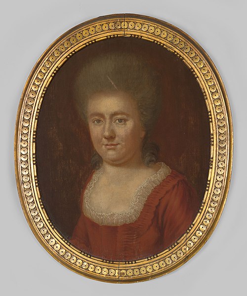 Portrait of Elisabeth Johanna van Balveren (1746-1813), 1787, Johan Antoni Kaldenbach