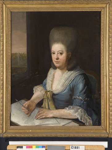 Portrait of Theodora Lampsins (1742-1787), 1781, Johan Antoni Kaldenbach