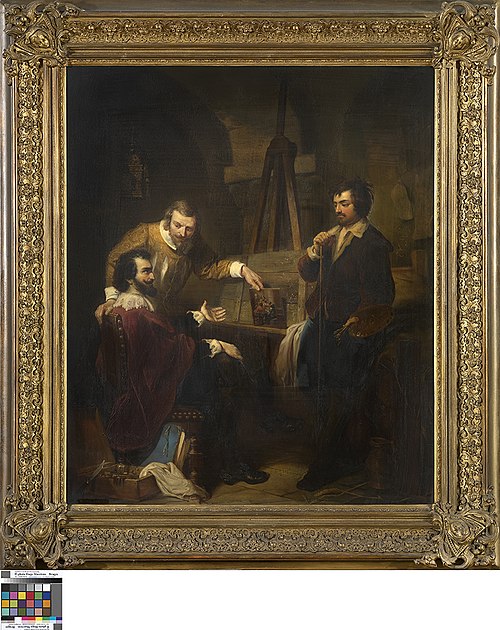 Peter Paul Rubens bezoekt Adriaen Brouwer in de Citadel van Antwerpen, 1815, Bernard Cloet
