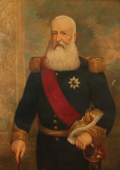 Portrait du roi Léopold II, 1905, Albert Dillens