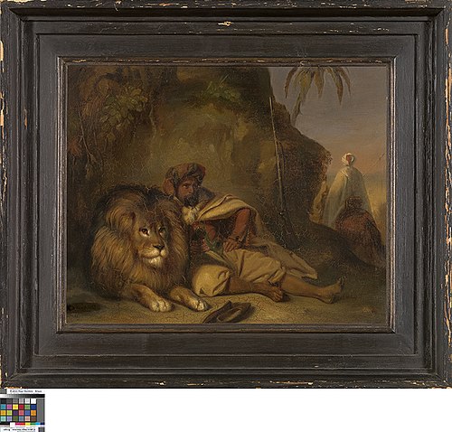 Arabische ruiters in de woestijn, 1889, Albert Dillens