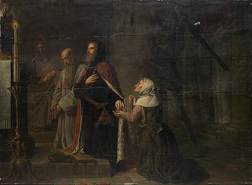 De dood van Karel de Goede, 1883, Henri Dobbelaere