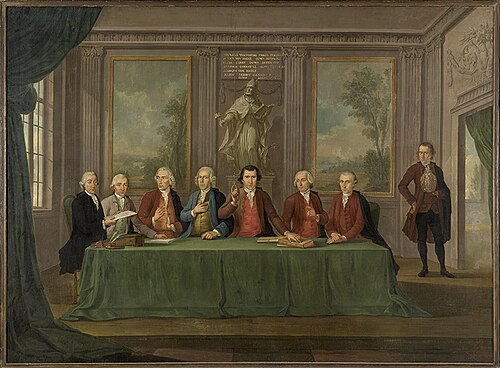 Het bestuur van het Brugse smedenambacht, 1783, Bernardus Fricx