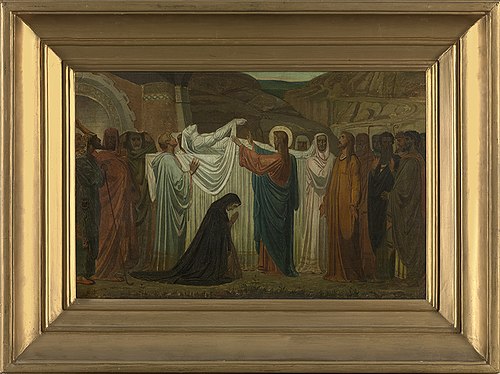 Opwekking van de jongeling te Naïn, 1831, Léonce Legendre