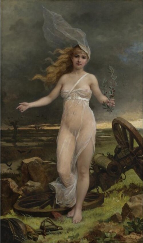 Allegory of Peace, 1901, Louis Maeterlinck