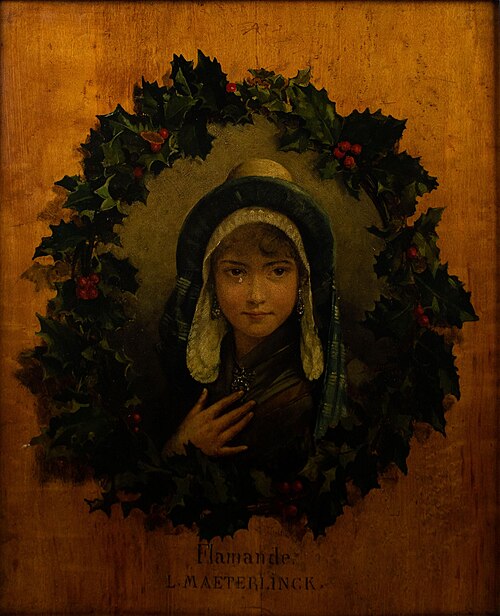 Flamande (Flemish woman), 1894, Louis Maeterlinck